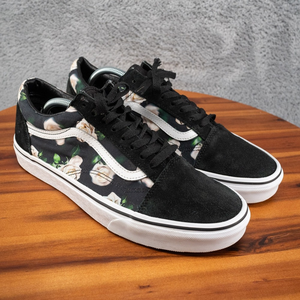 VANS Old Skool Romantic Floral & Black 2018 SZ Men's 11.5 Woman's 13